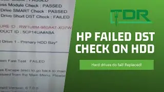 Ноутбук HP не прошел проверку DST, появился синий экран смерти