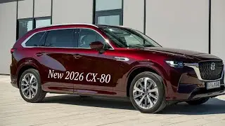 2026 Mazda CX-80: Plug-in-Hybrid, Diesel, HVO100 und mehr Ausstattung