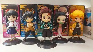 Kanao, Nezuko, Tanjiro, Zenitsu, Inosuke Qposket Figures Unboxing | Demon Slayer