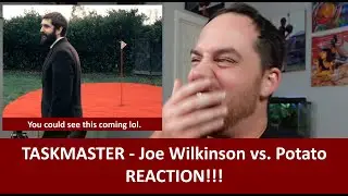 American Reacts TASKMASTER - Joe Wilkinson Gets a Potato Into a Golf Hole REACTION