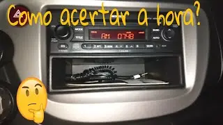 Acertar a hora do rádio - Honda Fit G2