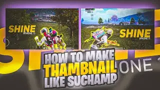 How To Make Thumbnail like Suchamp in Photoshop CC 2022 | Photoshop Tutorial | graphix-bgmi