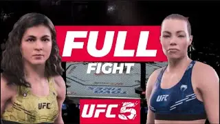 Natalia Cristina Da Silva vs Rose Namajunas /Full fight / UFC5
