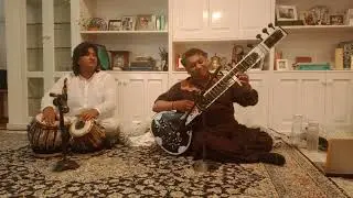 AMIR HUSSAIN SITAR NAWAZ)raag madwanti tabla player amoos khan