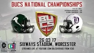 LIVE British American Football - BUCS National Championships from Sixways Stadium
