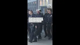 San Jose Police officer released from hospital day after being shot