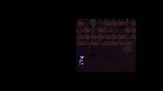 Creepy face in the Queen&rsquo;s Basement (Deltarune Chapter 2)