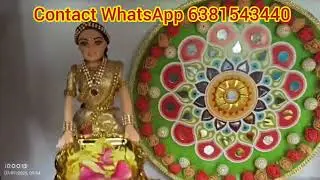 Wedding aarathi plates available rental or sales contact number 6381543440