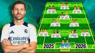 Real Madrid Future Full Squad under New Coach XABI ALONSO in 2025/26 Season