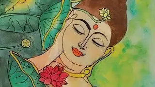 SLEEPING BUDDHA | PAINTING🖌️ | A.N.U.S.H.A|