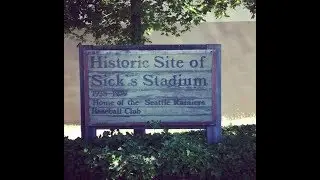 Visit to former site of Sicks Stadium, Seattle