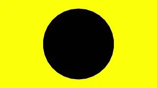 Black Triacontagon Yellow Background Scale Up
