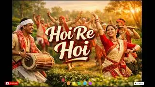 Hoi Re Hoi 🔥 Jhumur Dance Song | Assam Tea Garden Festival Vibes | Fast Folk Celebration