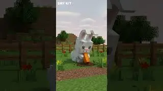 🐰 Bunny CARROT Chaos! Day 6/7  | Emily & Mark #shorts
