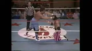 7.5 STAR MATCH-   British bulldog vs. Bret Hart - Stampede Wrestling (03.10.1987)