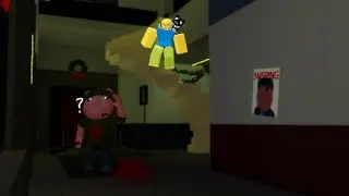FATHER TRYS TO KILL ME IN THE GALLERY!? | piggy gallery gameplay | #piggy | #roblox 