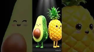 Summer Celebration Dancing Fruit -Animation with Music! #dancingfruit #heybear #dancevideo