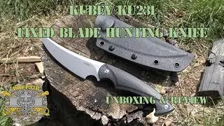 Kubey KU231 Fixed Blade Hunting Knife - Unboxing & Review