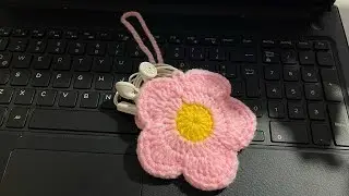 🌺TENDENCIA 🌺Crochet AirPods Flower Pouch| Bolsa a Crochet para AirPods de Flor