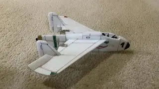 Micro 1s Junkers EF 128 Pusher Test Flight