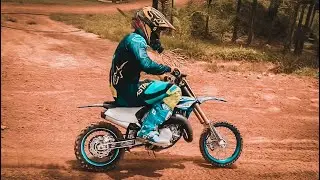 CORRIDA DE YZ-65 | QUASE CAI NA CURVA DE MOTOCROSS
