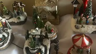 Montagem do presépio. Mostrando minha vila de natal.🎄