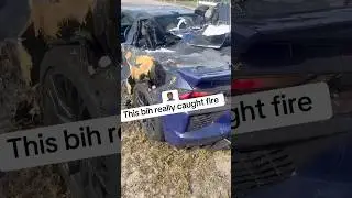 2025 corvette caught on fire