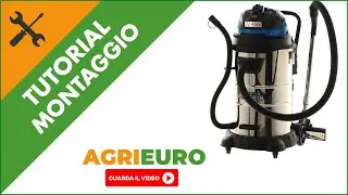 Aspirapolvere aspiraliquidi Ribimex Aspirix: come montare il prodotto