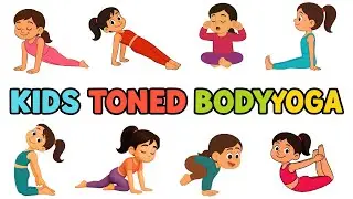 🔥 Superhero Strength Yoga For Kids | Fun Toned Body Workout!