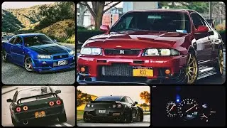 Acceleration top speed NISSAN GTR R32/R33/R34/R35. Разгон Ниссан ГТР всех поколений.