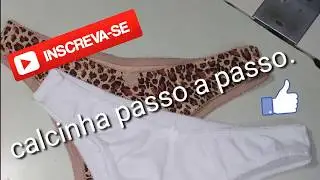 Calcinha Adulta Feita na Máquina Doméstica !!