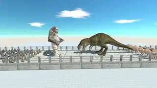 Ultimate Showdown: Dinosaurs vs  V-Rex & Mutant Primates