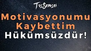 Motivasyonumu Kaybettim. H&uuml;k&uuml;ms&uuml;zd&uuml;r !