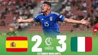 Highlight Italy vs Spain 3-2 | U19 European Championship Semi Final 13 07 2023