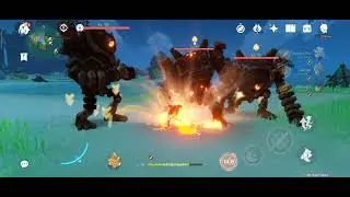 Arataki Itto 100K Elemental skill and 80K last phase charge attack.