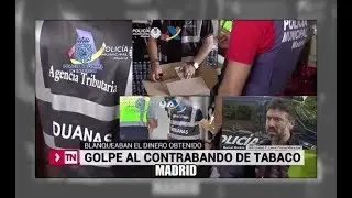 Contrabando de tabaco y blanqueo de capitales, Madrid - Aduanas SVA