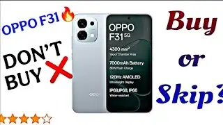 Oppo F31 Full Review 🔥 Camera, Battery & Price | Best Budget Phone 2025