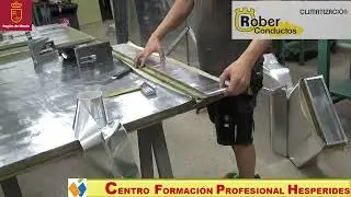 CONSTRUCCION DE UN PANTALON DE FIBRA DE VIDRIO CLIMAVER PLUS  POR CONDUCCIONES ROBER EN CARTAGENA