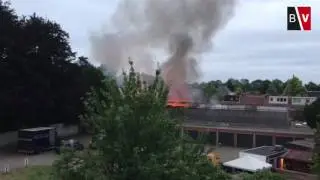 Brand loods Tulpenstraat Breda