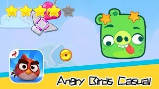Angry Birds Casual Level 44-45 Walkthrough Sling birds to solve puzzles! Recommend index four stars