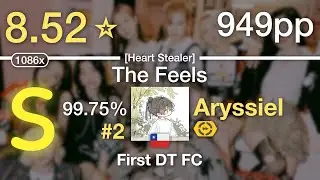 8.52⭐Aryssiel | TWICE - The Feels [Heart Stealer] +DT #2 949pp 99.75% FC