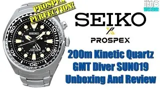 Слишком большой? | Распаковка и обзор часов Seiko Prospex 200m Kinetic Quartz GMT Diver SUN019