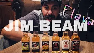TRYING ALL THE JIM BEAM WHISKEY LIQUEUR FLAVORS
