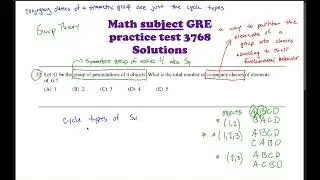 Math subject GRE 3768 problem 52