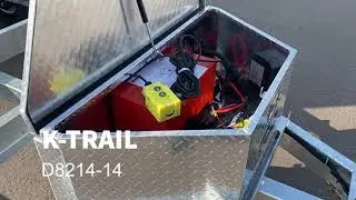 K-TRAIL 82&rdquo; X 14&rsquo; DUMP TRAILER
