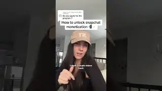 How to unlock snapchat monetization 📲✨