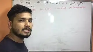 In Fig, AD=DB and Angle B is a right angle.Determine: (1) Sin@ (2) Cos@ (3) Tan@ (4) Sin^2@ + Cos^2@