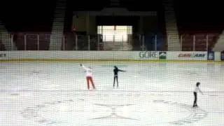 Russian figure skating practice. Herb Brooks Arena ~ Lake Placid, NY