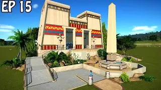 Egyptian Temple Station | Planet Coaster Build | Inverted Coaster