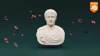 The fall of Napoleon / RDB lab & Cloth  ( Blender 3d )